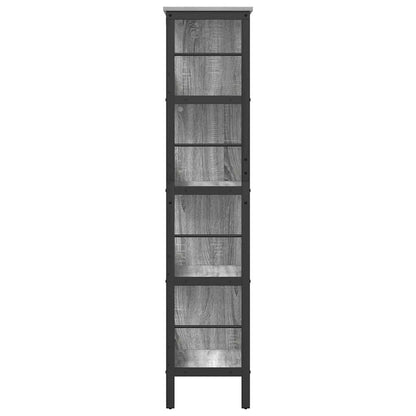 Boekenkast Grijs Sonoma 82 x 32 x 144,5 cm Bewerkt hout