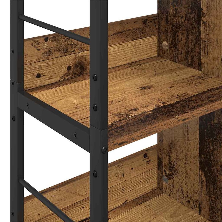 Boekenkast Oud Hout 82 x 32 x 144,5 cm Bewerkt hout