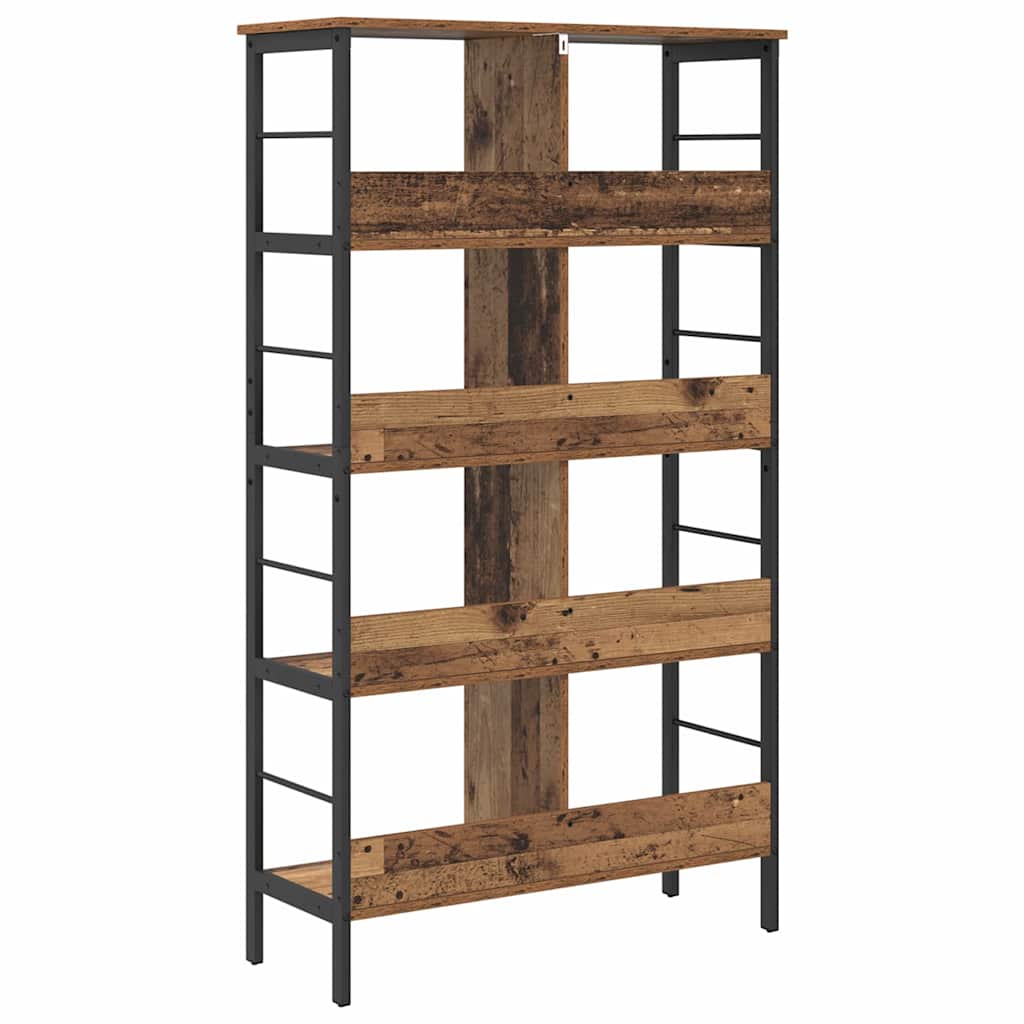 Boekenkast Oud Hout 82 x 32 x 144,5 cm Bewerkt hout