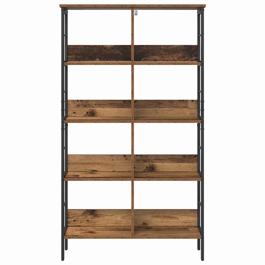Boekenkast Oud Hout 82 x 32 x 144,5 cm Bewerkt hout