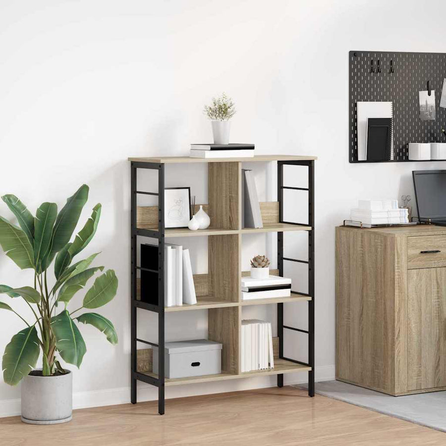 Boekenkast Sonoma Eiken 82 x 32 x 112 cm Bewerkt hout
