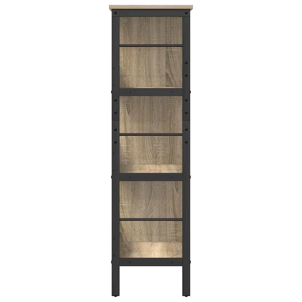 Boekenkast Sonoma Eiken 82 x 32 x 112 cm Bewerkt hout