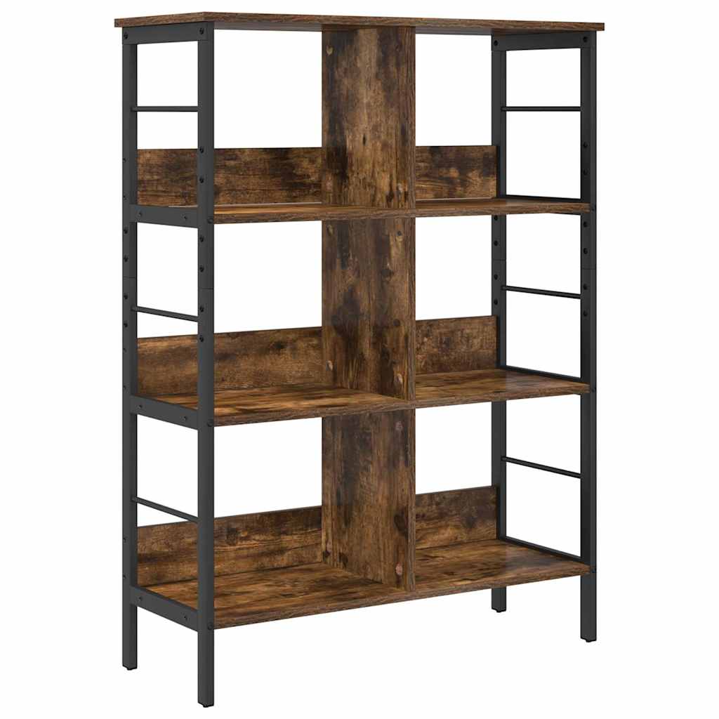 Boekenkast Gerookt eiken 82 x 32 x 112 cm Bewerkt hout