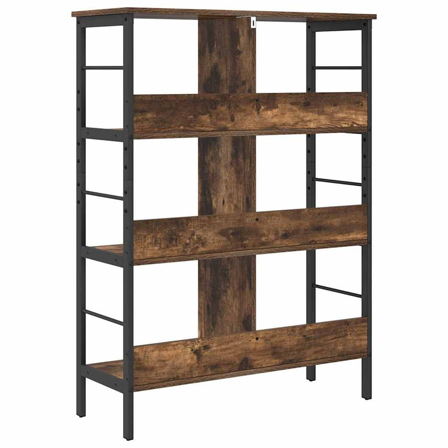 Boekenkast Gerookt eiken 82 x 32 x 112 cm Bewerkt hout