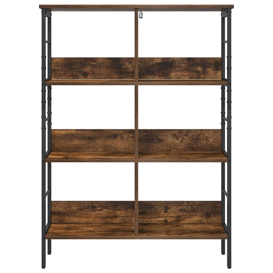 Boekenkast Gerookt eiken 82 x 32 x 112 cm Bewerkt hout