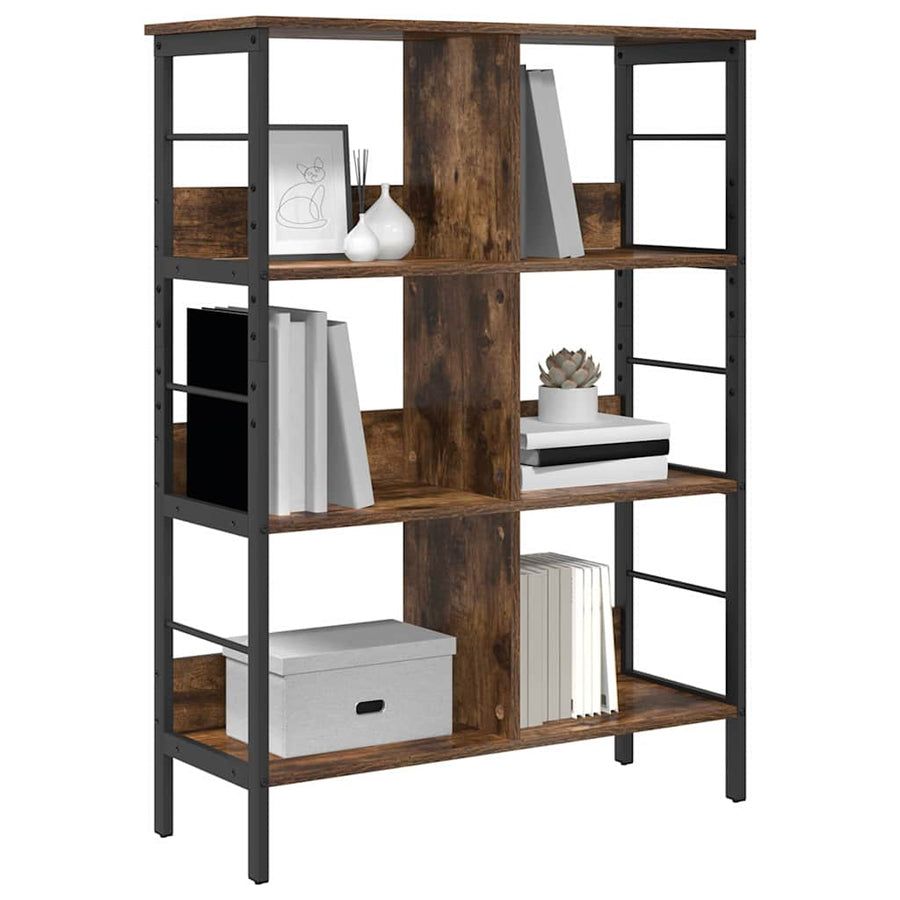Boekenkast Gerookt eiken 82 x 32 x 112 cm Bewerkt hout