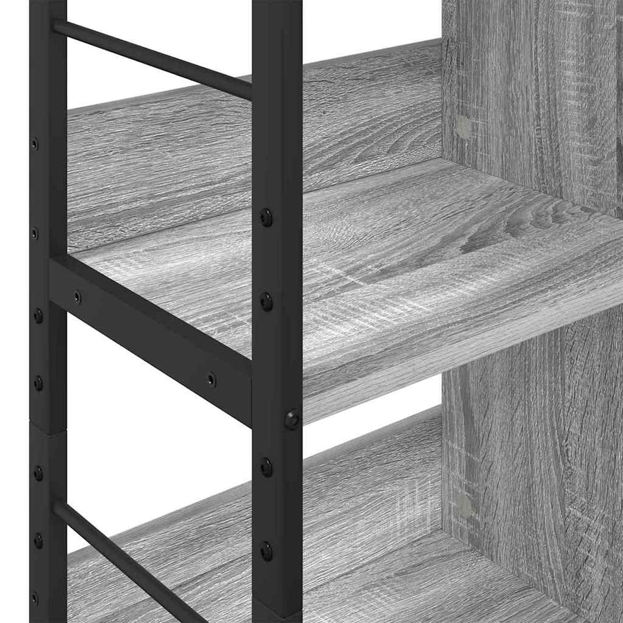 Boekenkast Grijs Sonoma 82 x 32 x 112 cm Bewerkt hout