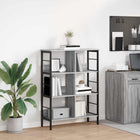Boekenkast 82x32x112 cm grijs Sonoma bewerkt hout