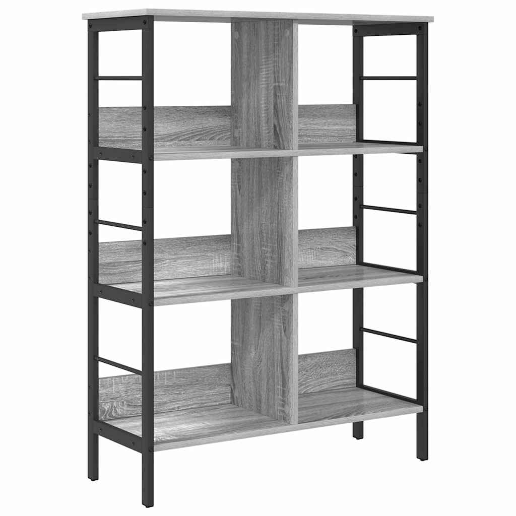 Boekenkast Grijs Sonoma 82 x 32 x 112 cm Bewerkt hout