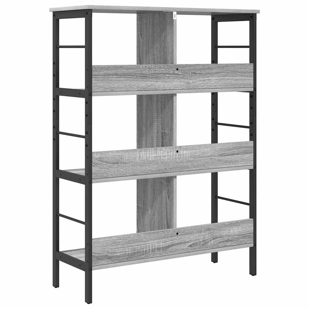 Boekenkast Grijs Sonoma 82 x 32 x 112 cm Bewerkt hout