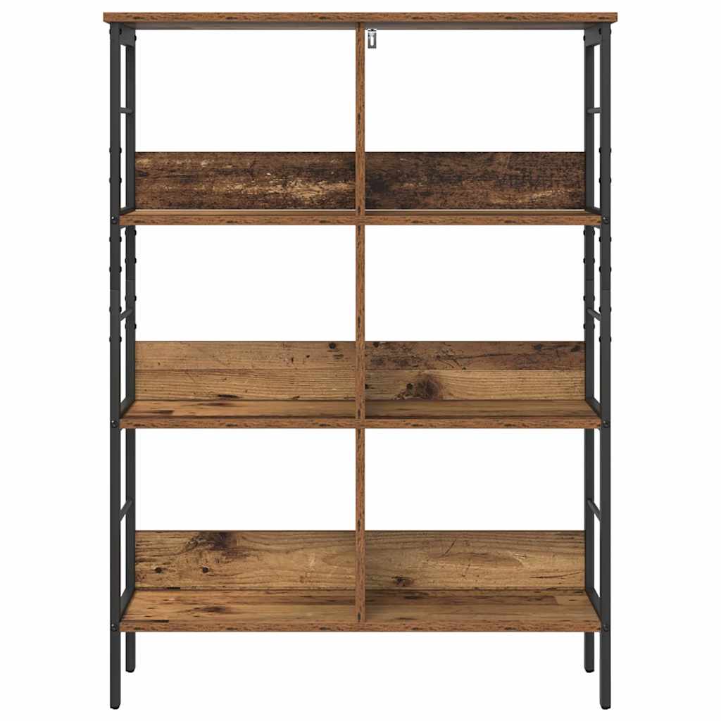Boekenkast Oud Hout 82 x 32 x 112 cm Bewerkt hout