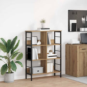Boekenkast 82x32x112 cm bewerkt hout