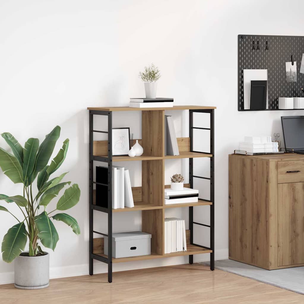 Boekenkast Artisan Eiken 82 x 32 x 112 cm Bewerkt hout
