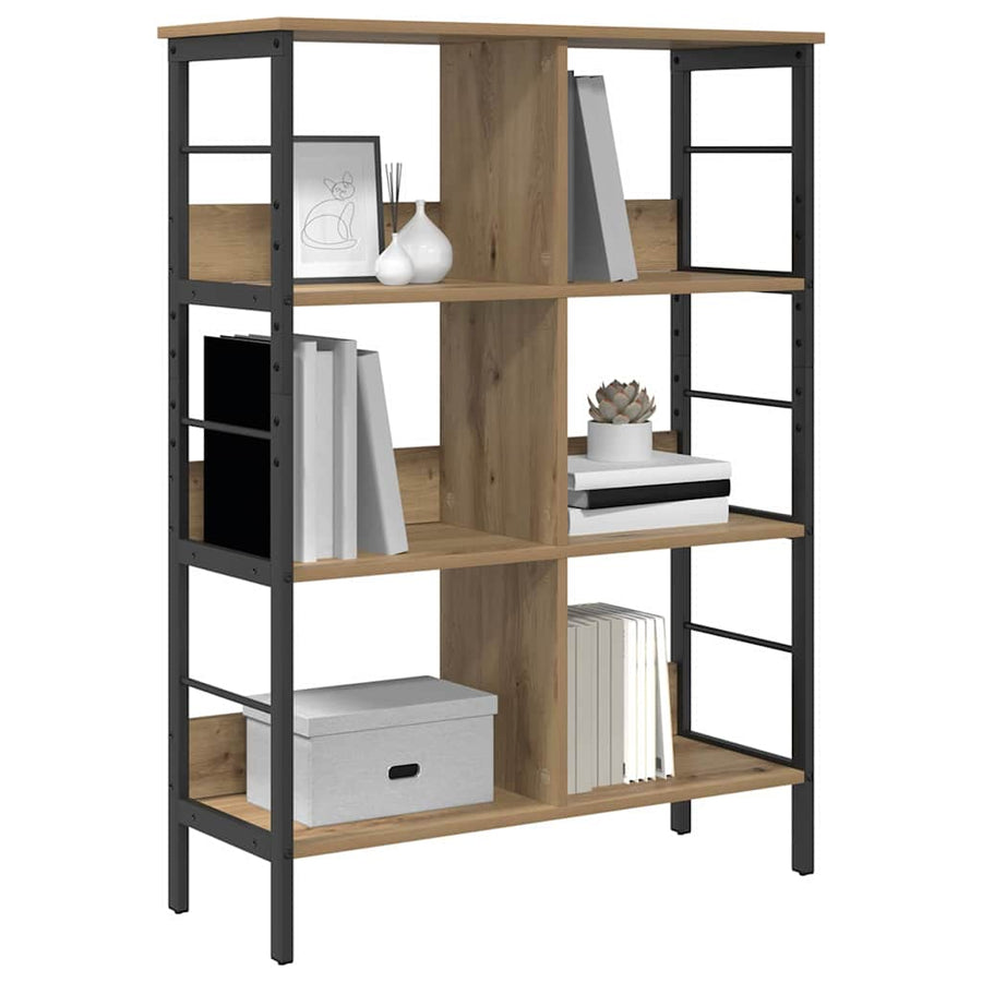 Boekenkast Artisan Eiken 82 x 32 x 112 cm Bewerkt hout