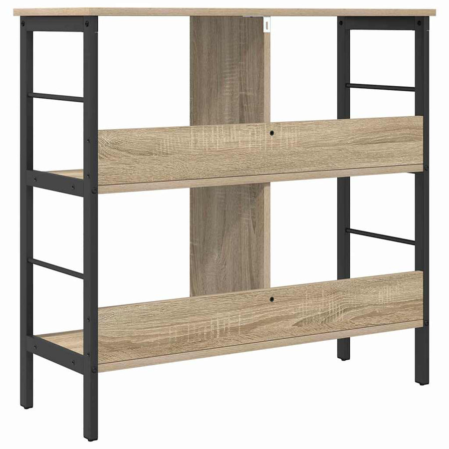 Boekenkast Sonoma Eiken 82 x 32 x 79 cm Bewerkt hout
