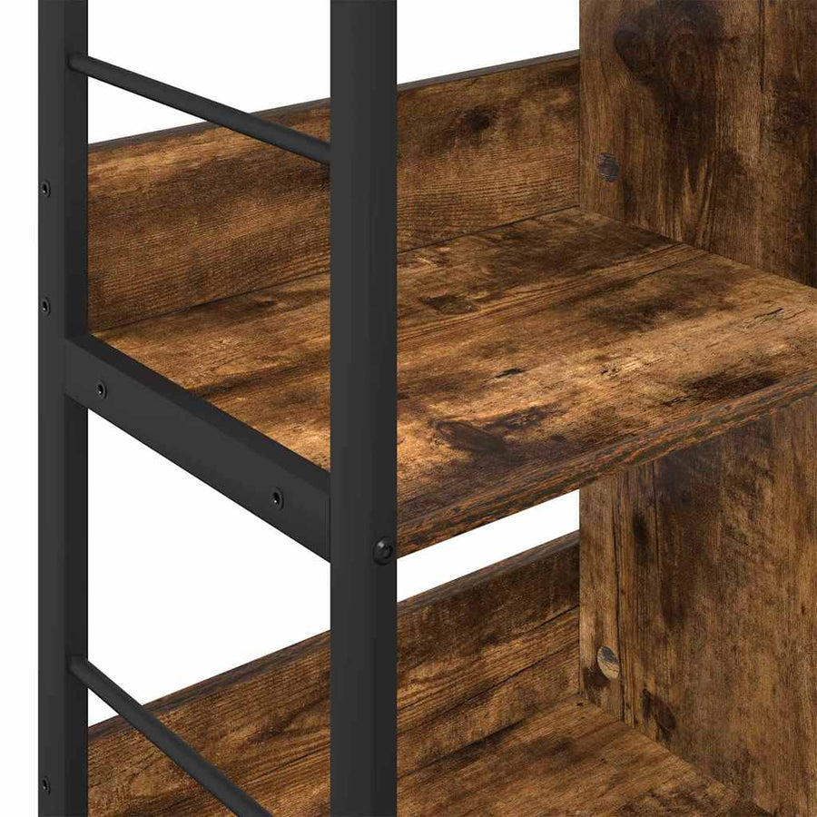 Boekenkast Gerookt eiken 82 x 32 x 79 cm Bewerkt hout