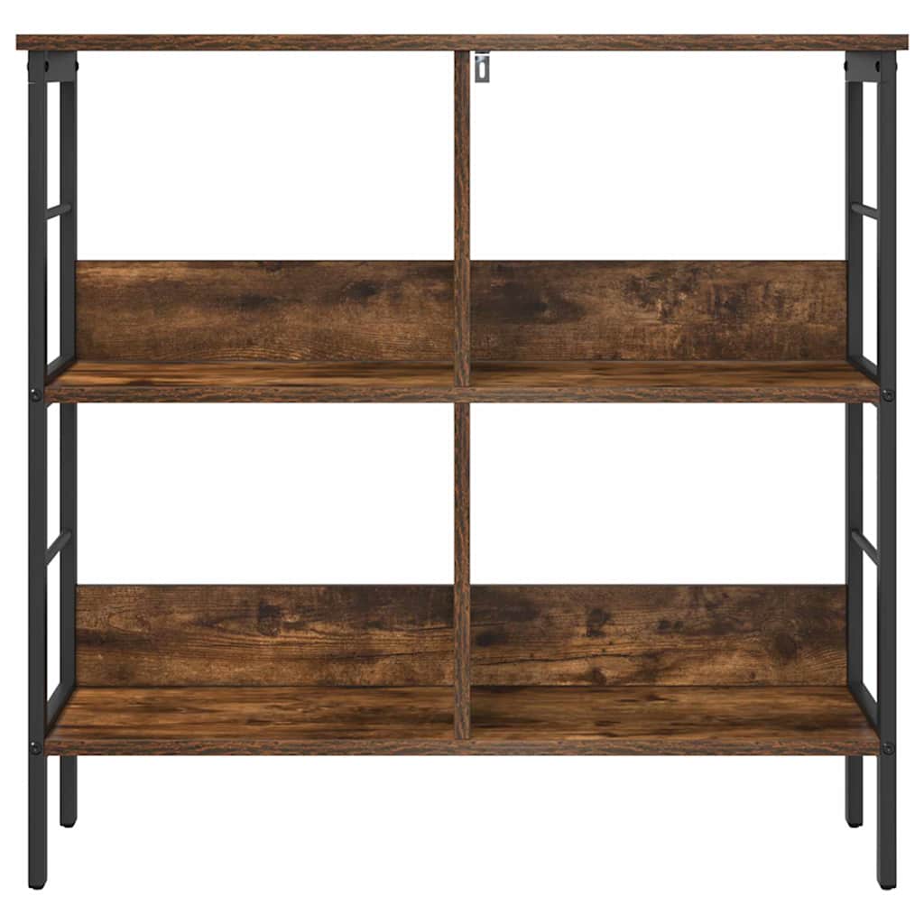 Boekenkast Gerookt eiken 82 x 32 x 79 cm Bewerkt hout
