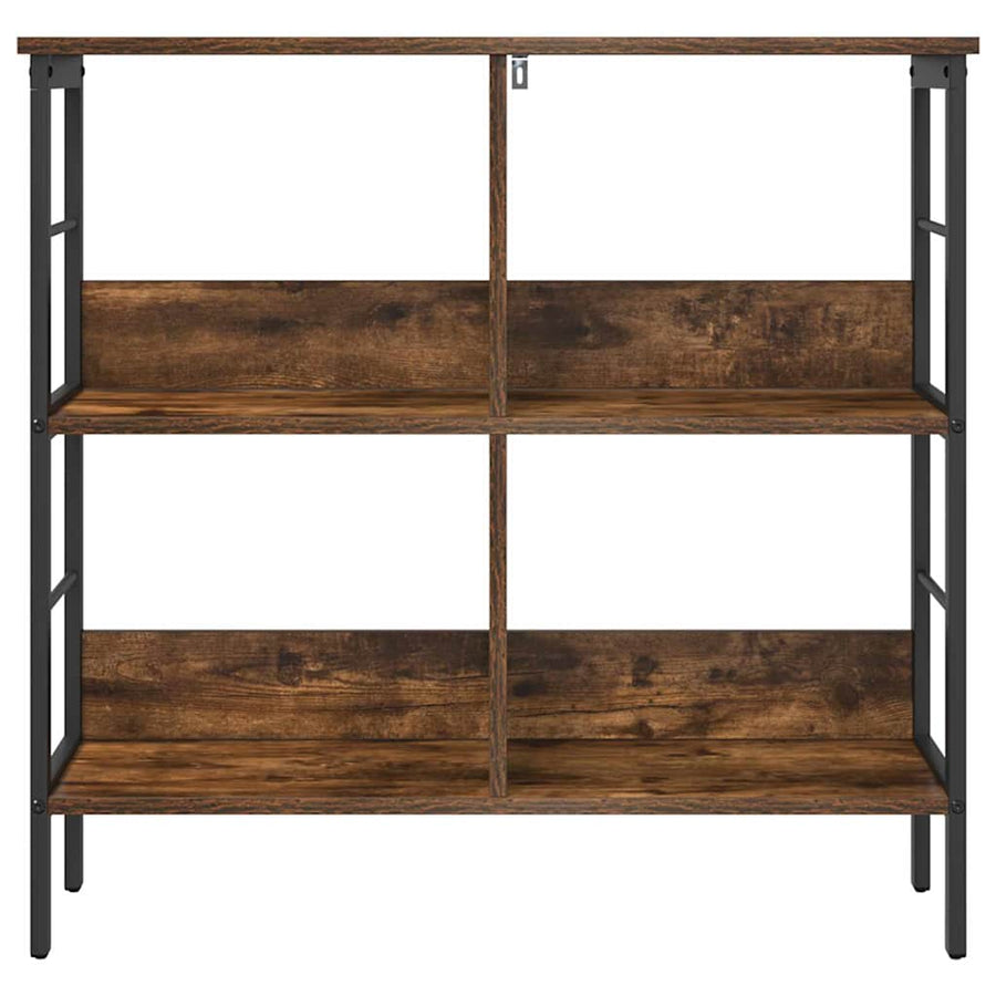 Boekenkast Gerookt eiken 82 x 32 x 79 cm Bewerkt hout