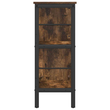 Boekenkast Gerookt eiken 82 x 32 x 79 cm Bewerkt hout