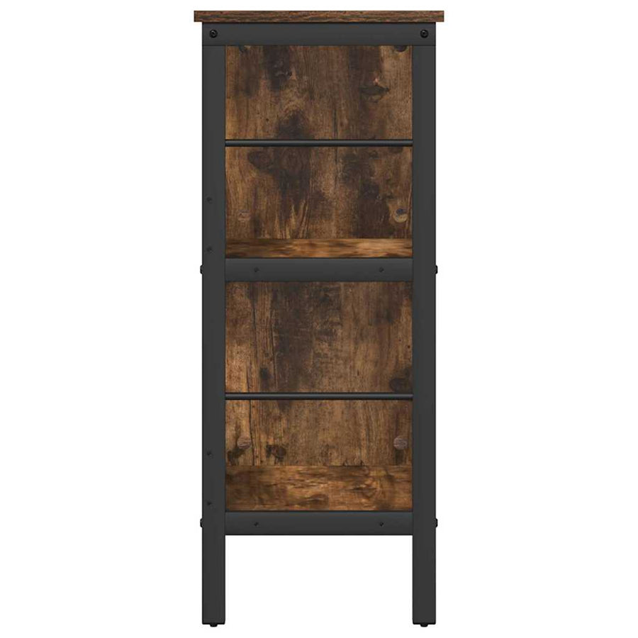 Boekenkast Gerookt eiken 82 x 32 x 79 cm Bewerkt hout