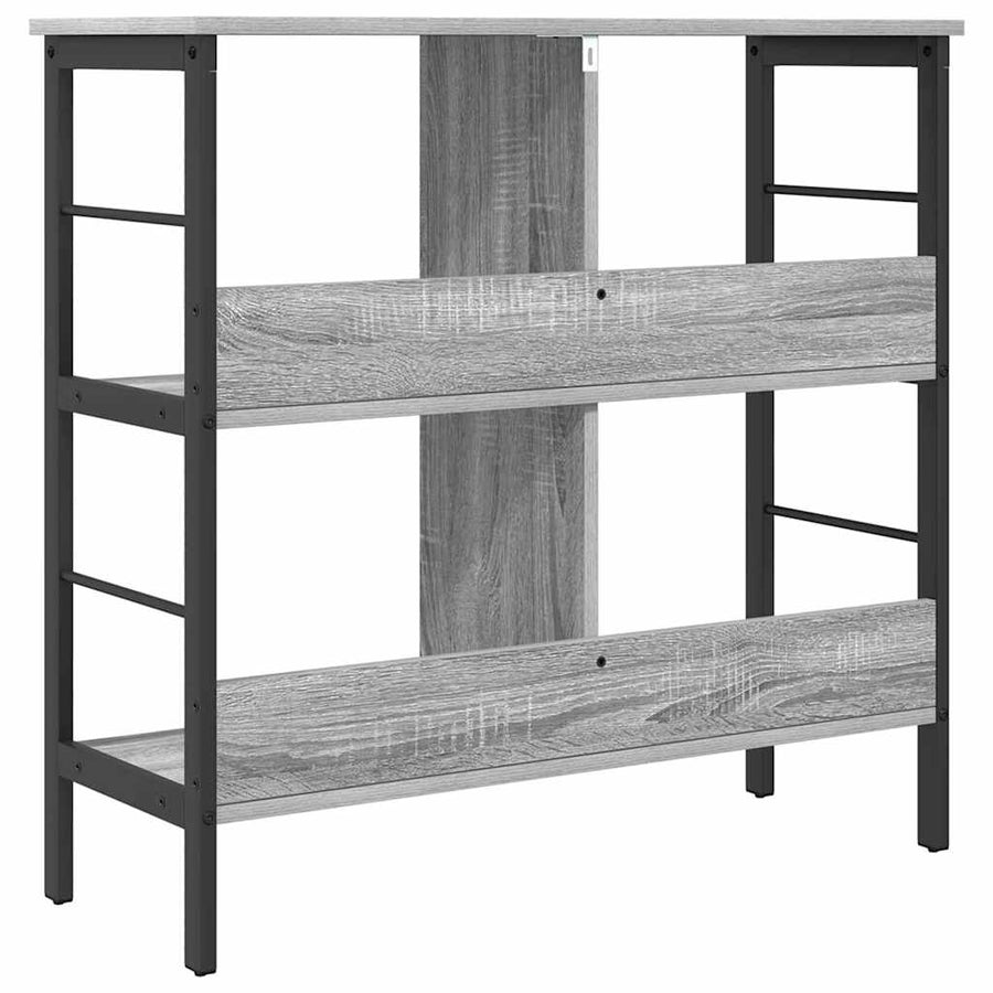 Boekenkast Grijs Sonoma 82 x 32 x 79 cm Bewerkt hout