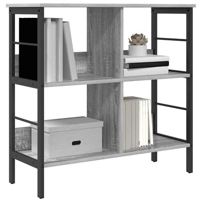 Boekenkast Grijs Sonoma 82 x 32 x 79 cm Bewerkt hout