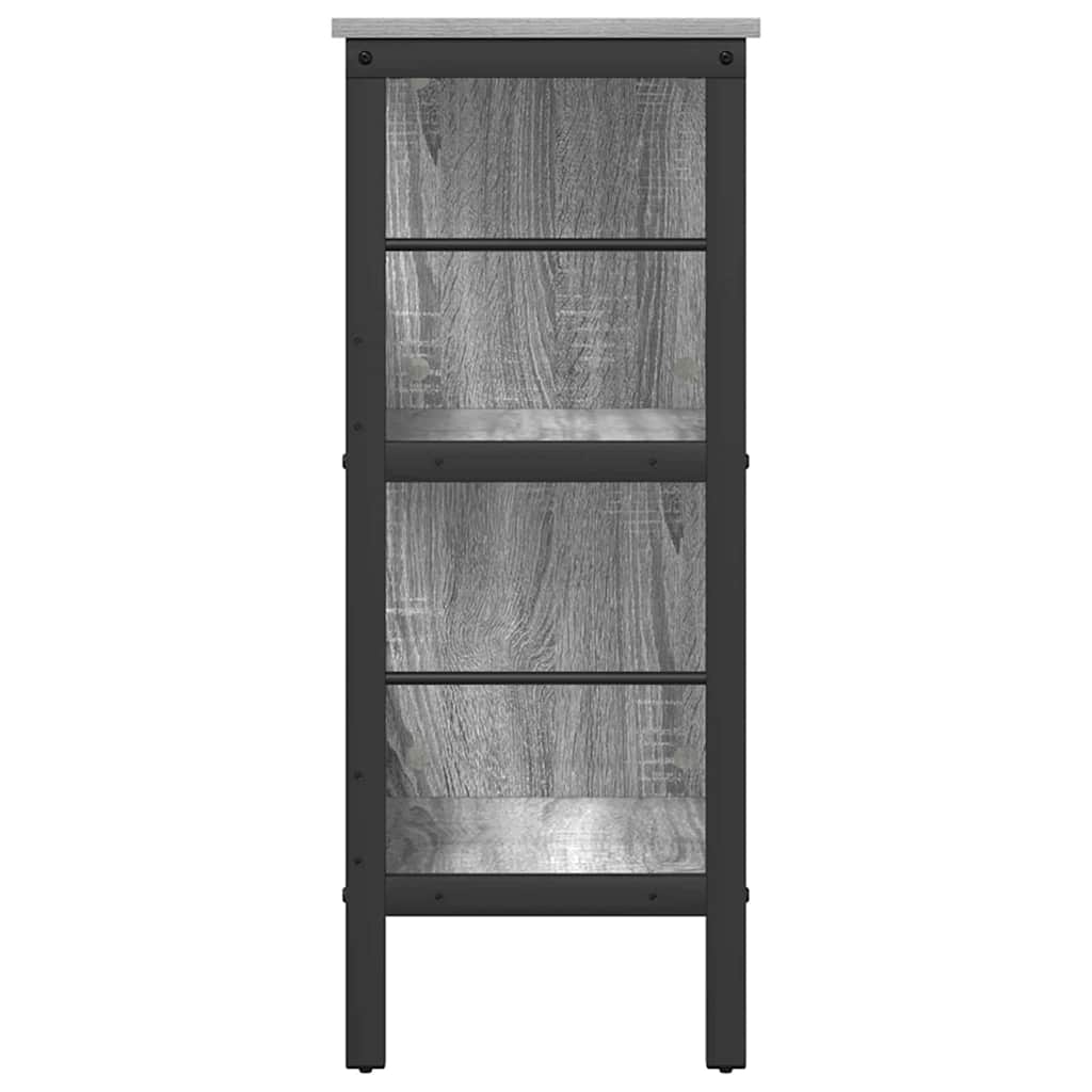 Boekenkast Grijs Sonoma 82 x 32 x 79 cm Bewerkt hout