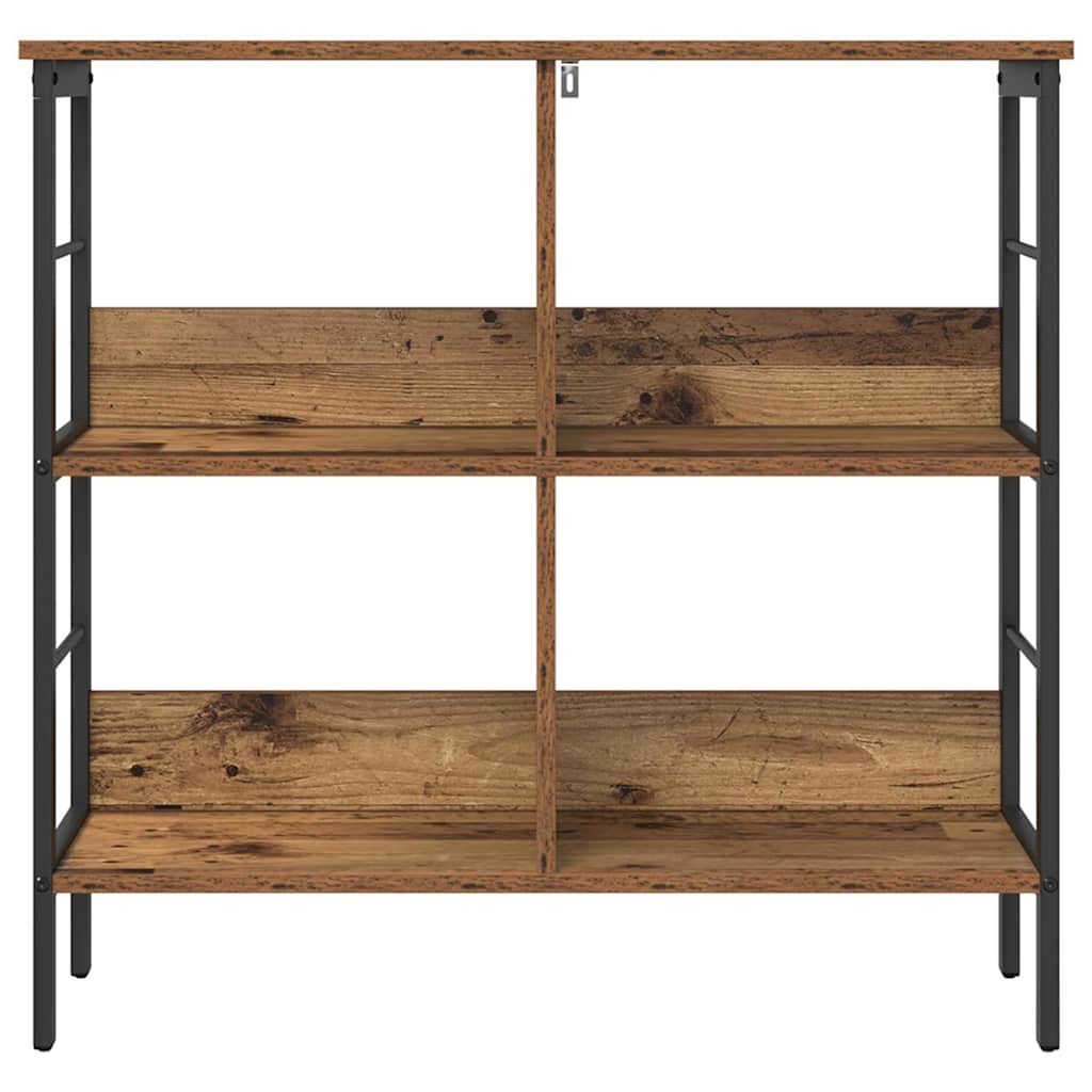 Boekenkast Oud Hout 82 x 32 x 79 cm Bewerkt hout