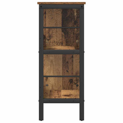 Boekenkast Oud Hout 82 x 32 x 79 cm Bewerkt hout