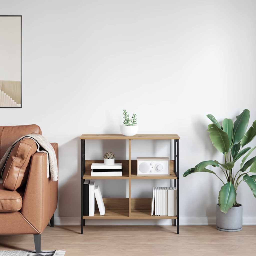 Boekenkast Artisan Eiken 82 x 32 x 79 cm Bewerkt hout