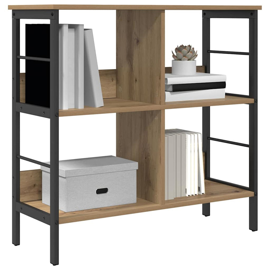 Boekenkast Artisan Eiken 82 x 32 x 79 cm Bewerkt hout