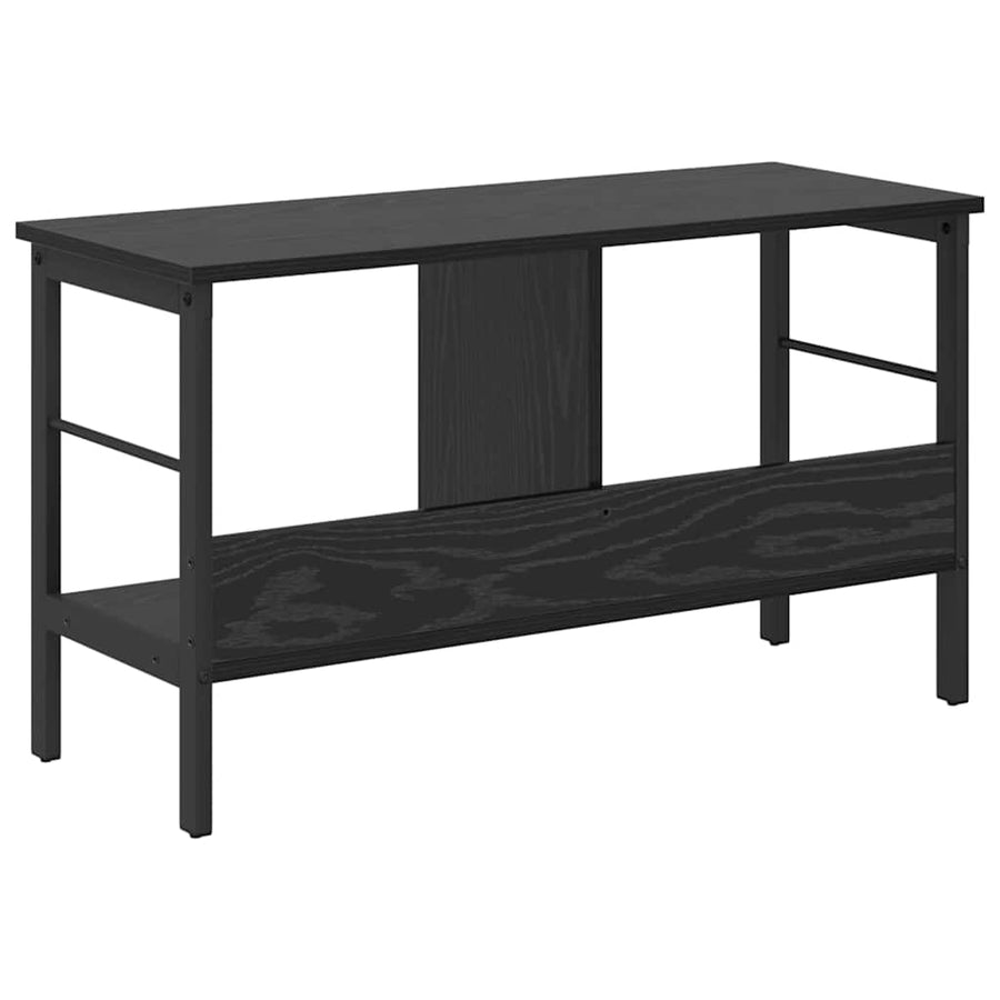 Boekenkast Zwart Eiken 82 x 32 x 47 cm Bewerkt hout