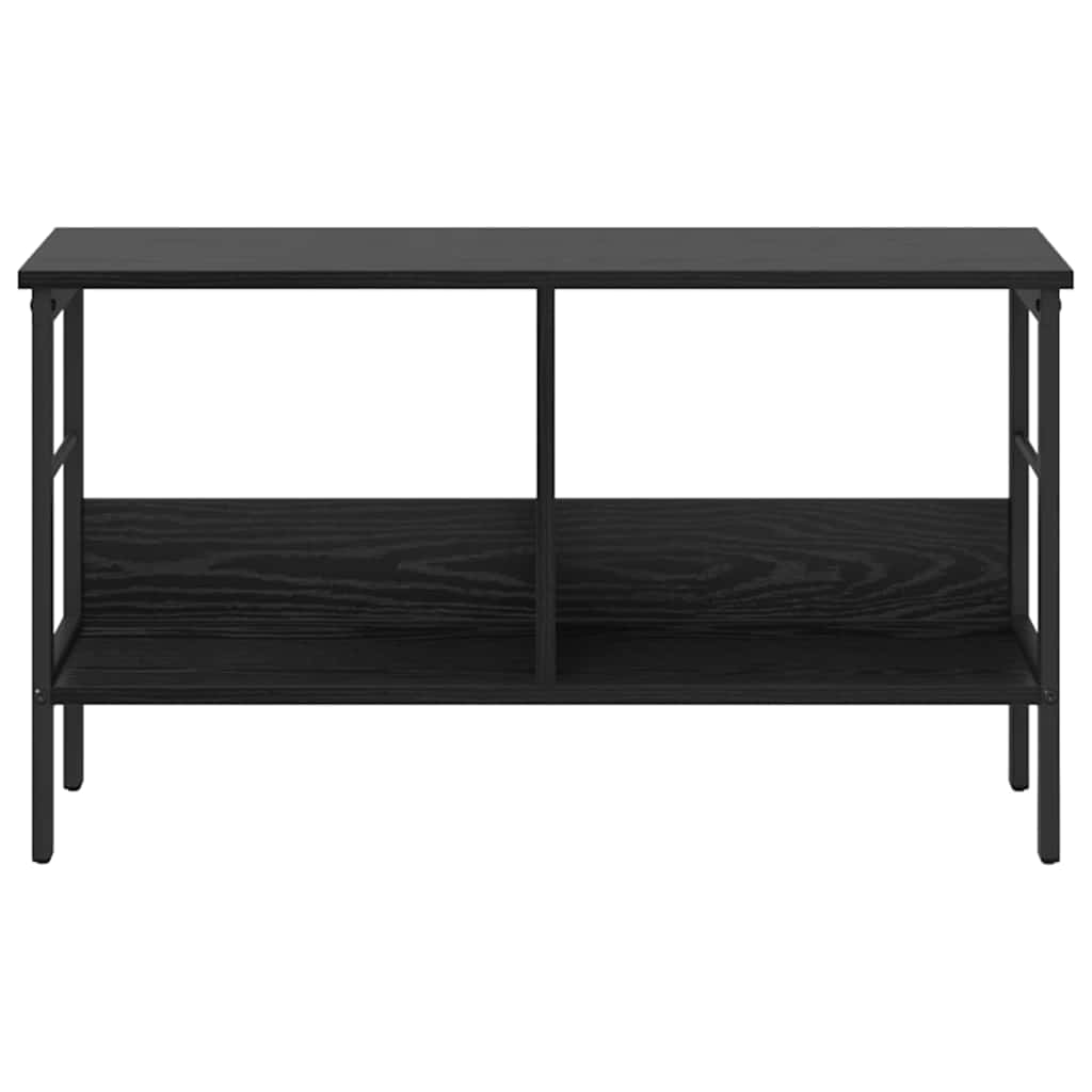 Boekenkast Zwart Eiken 82 x 32 x 47 cm Bewerkt hout