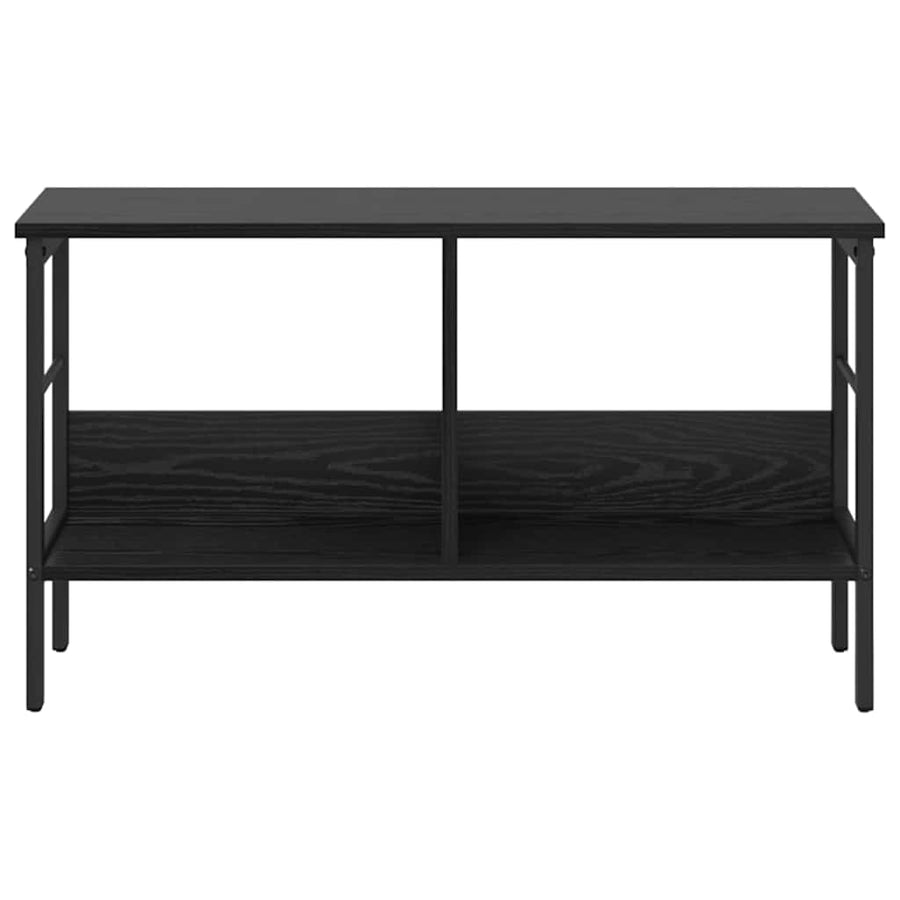 Boekenkast Zwart Eiken 82 x 32 x 47 cm Bewerkt hout