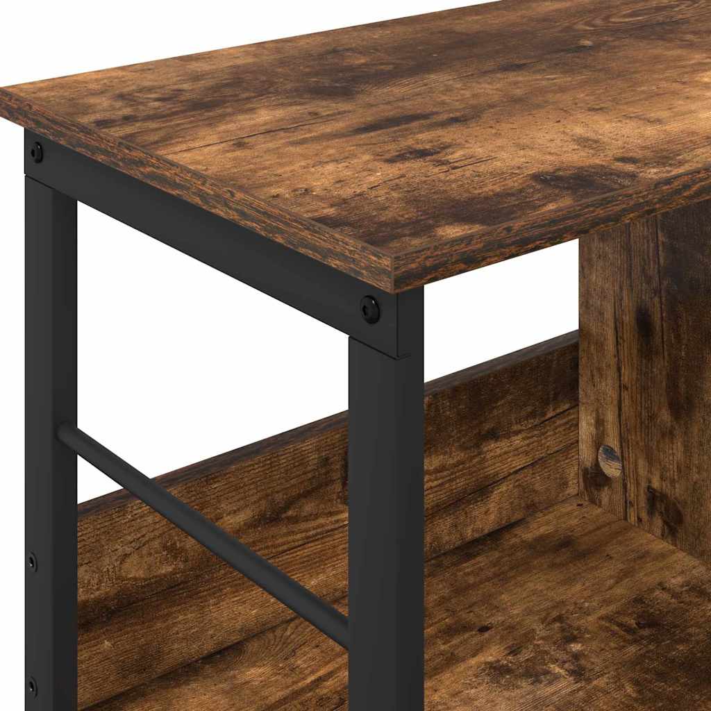 Boekenkast Gerookt eiken 82 x 32 x 47 cm Bewerkt hout