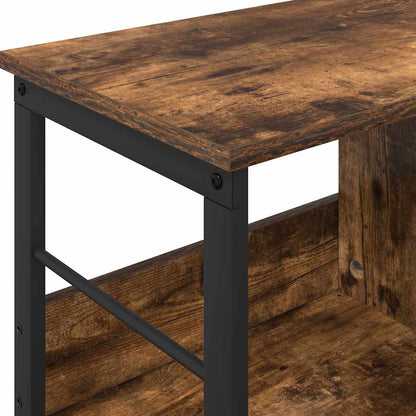 Boekenkast Gerookt eiken 82 x 32 x 47 cm Bewerkt hout