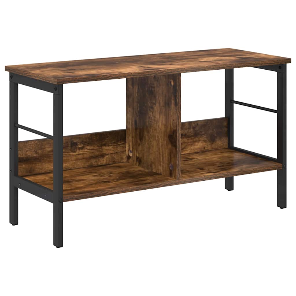 Boekenkast Gerookt eiken 82 x 32 x 47 cm Bewerkt hout