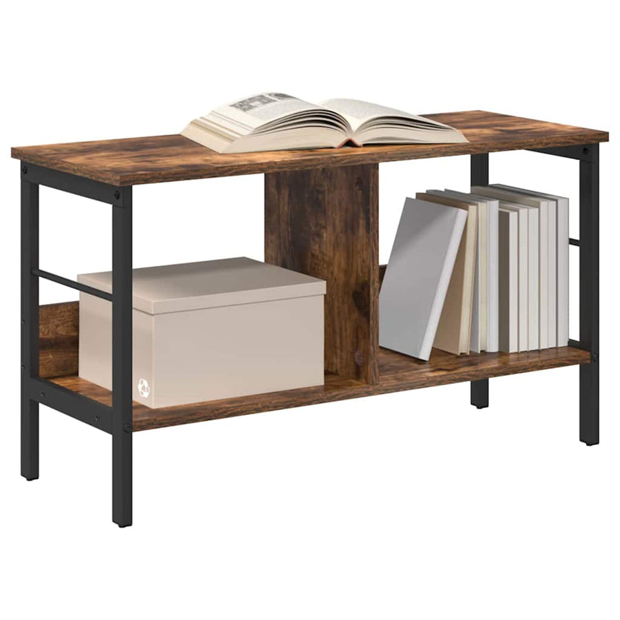 Boekenkast Gerookt eiken 82 x 32 x 47 cm Bewerkt hout