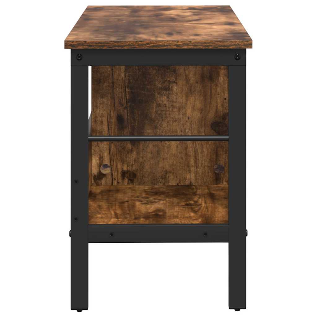 Boekenkast Gerookt eiken 82 x 32 x 47 cm Bewerkt hout