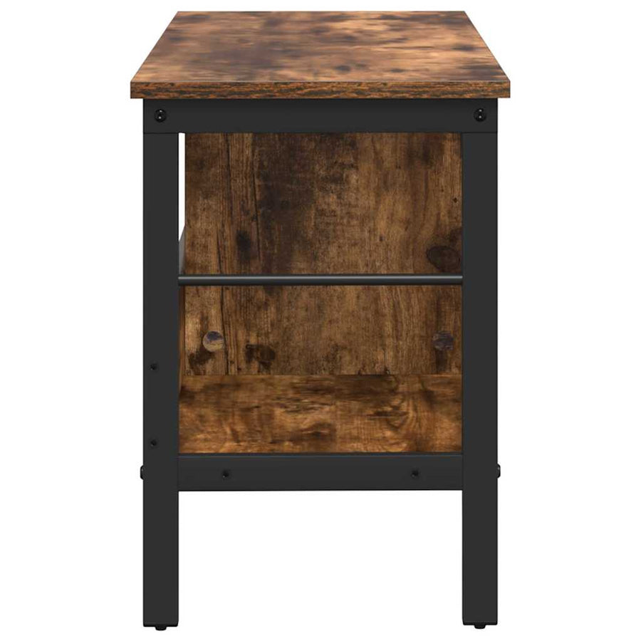 Boekenkast Gerookt eiken 82 x 32 x 47 cm Bewerkt hout