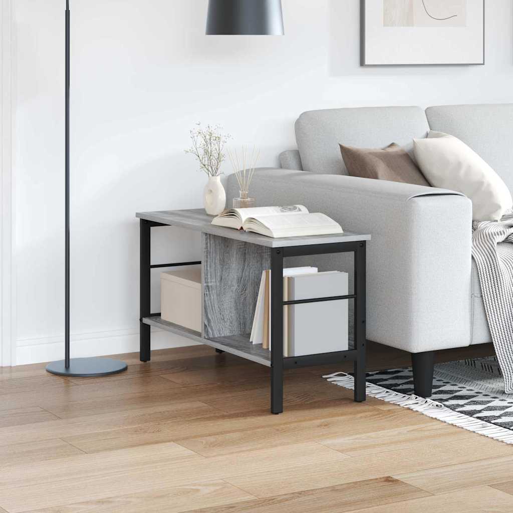 Boekenkast Grijs Sonoma 82 x 32 x 47 cm Bewerkt hout