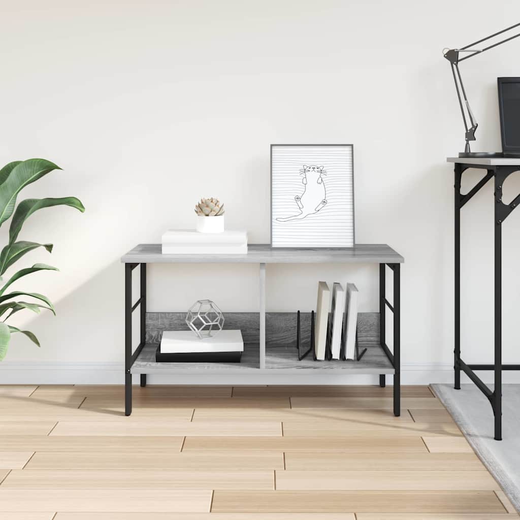 Boekenkast Grijs Sonoma 82 x 32 x 47 cm Bewerkt hout