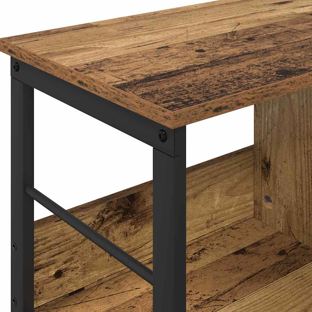 Boekenkast Oud Hout 82 x 32 x 47 cm Bewerkt hout