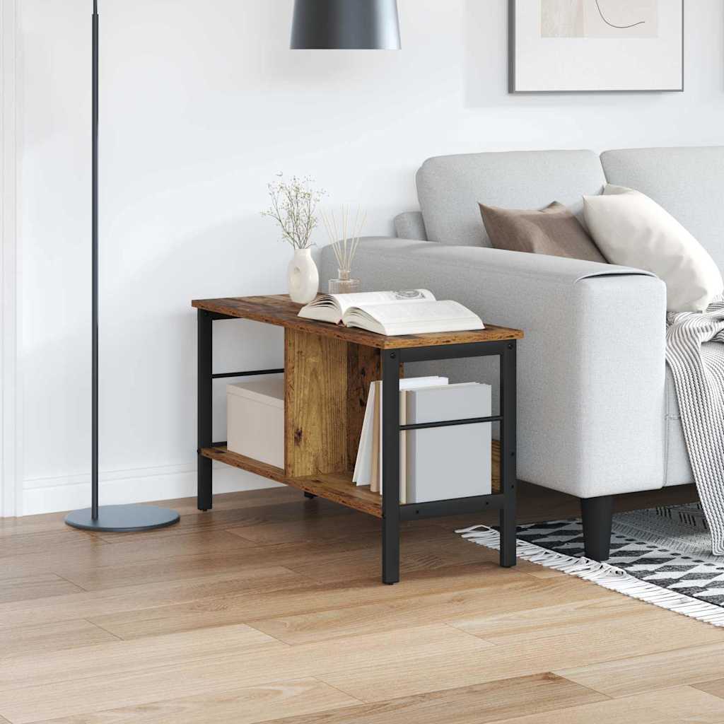 Boekenkast Oud Hout 82 x 32 x 47 cm Bewerkt hout