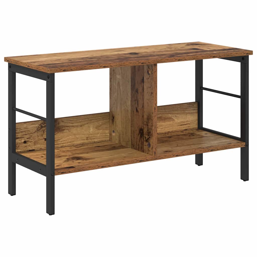 Boekenkast Oud Hout 82 x 32 x 47 cm Bewerkt hout