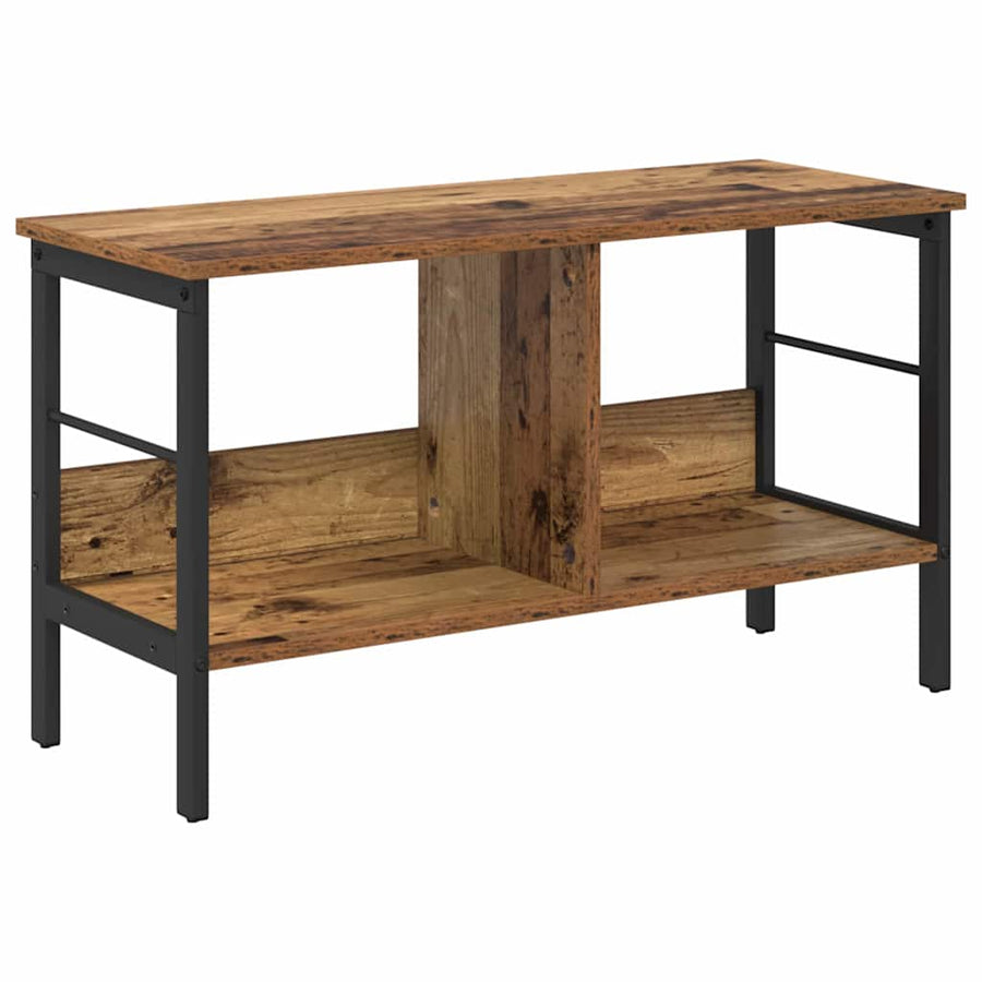 Boekenkast Oud Hout 82 x 32 x 47 cm Bewerkt hout