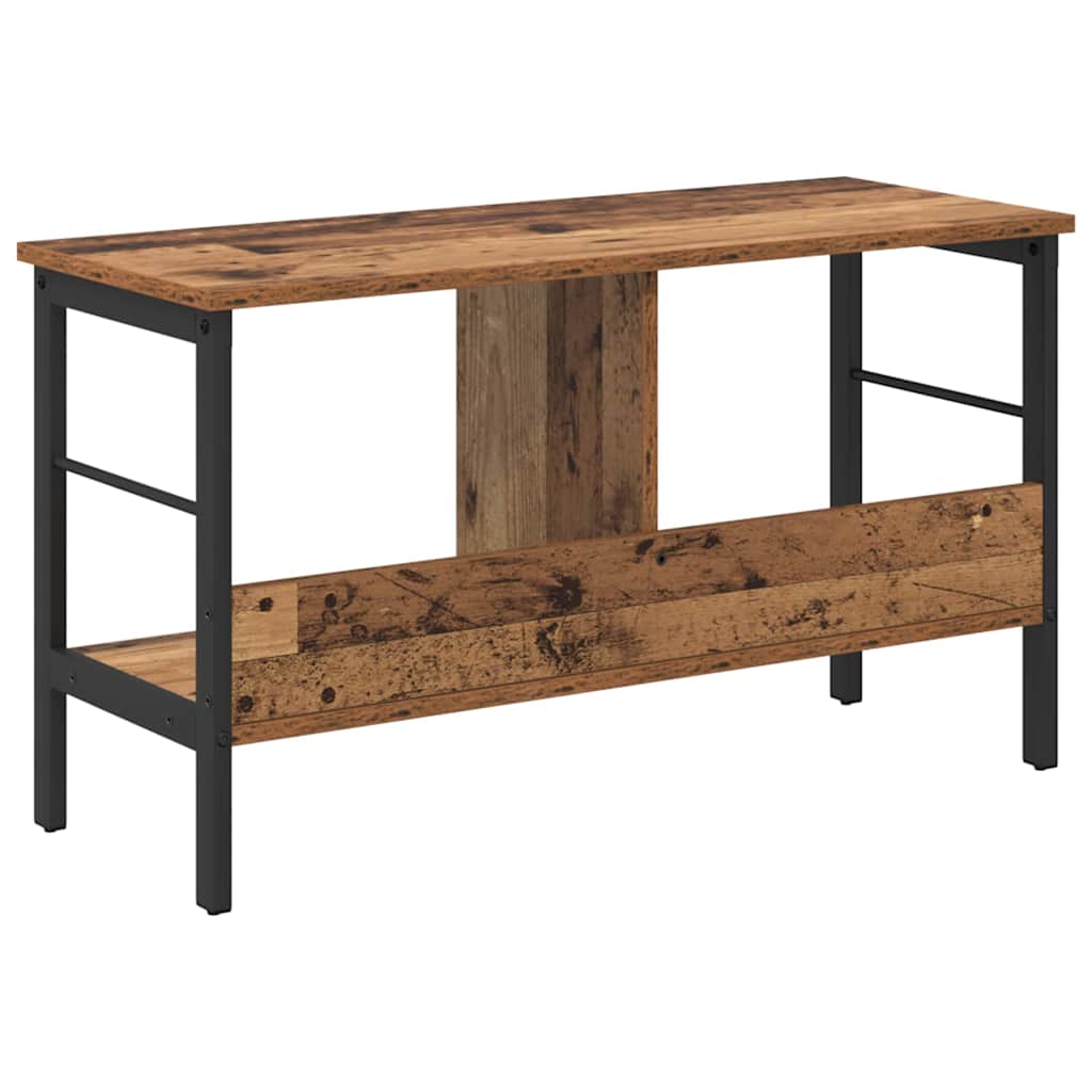 Boekenkast Oud Hout 82 x 32 x 47 cm Bewerkt hout