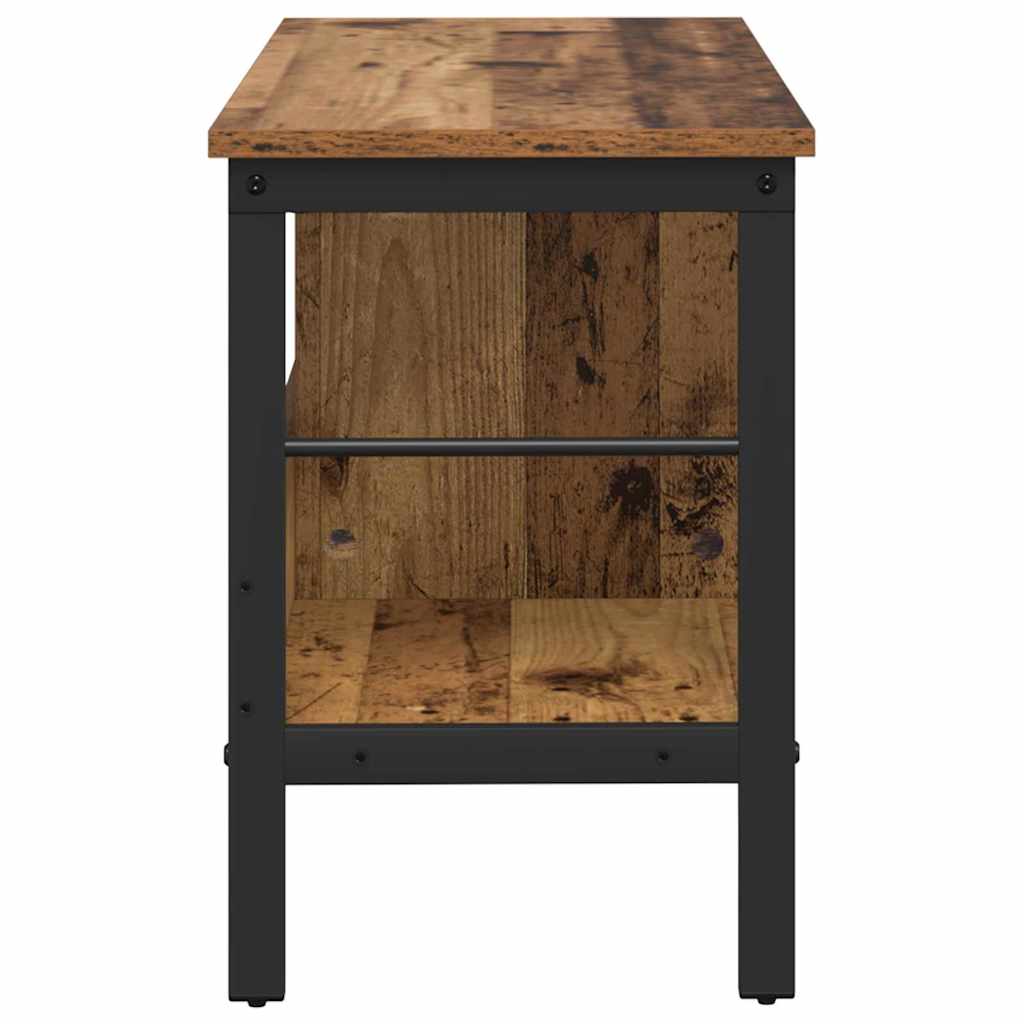 Boekenkast Oud Hout 82 x 32 x 47 cm Bewerkt hout