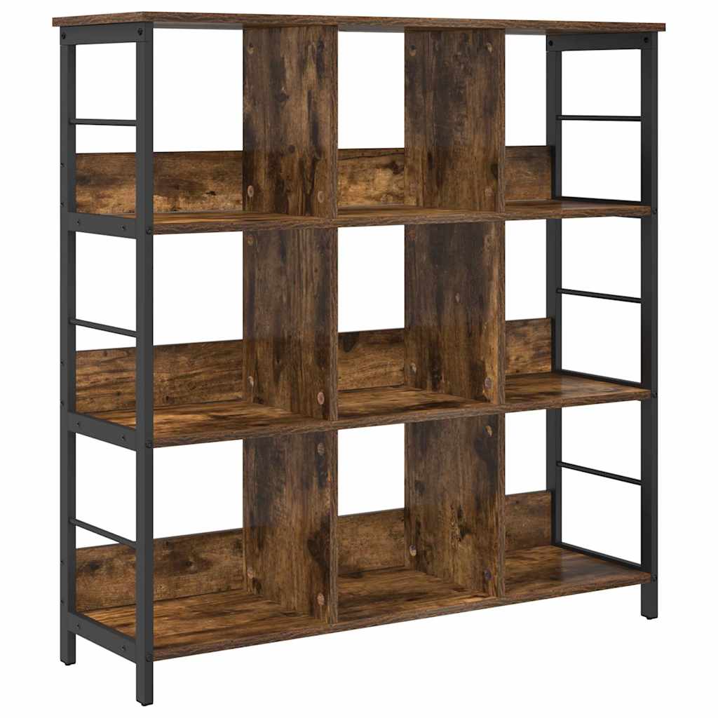 Boekenkast Gerookt eiken 102 x 32 x 104,5 cm Bewerkt hout