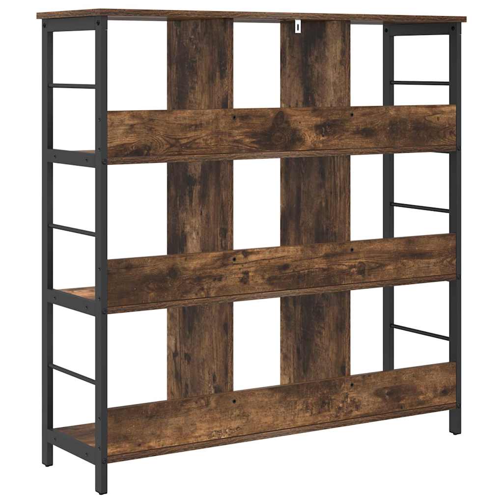 Boekenkast Gerookt eiken 102 x 32 x 104,5 cm Bewerkt hout